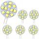 thumbnail image 1 of Bombilla LED redonda no regulable, ahorro de energía CA/CC 12-24 V, 2 W, 200 lm, blanco cálido 3000 K, conector estándar para armarios, cabinas, restaurantes, oficinas, paquete de 6, 1 of 1