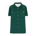 thumbnail image 3 of Aofany Button up Shirt Men, Big and Tall Shirts for Men, Classic Solid Color Button up Shirts with Pockets Short Sleeve Turndown Collar Casual Work Shirts, 3 of 5