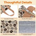 thumbnail image 4 of Paw Print Insulated Lunch Bag for Women & Adults,Large Portable Soft Cooler Lunch Bag,Thermal Food Storage Tote with Pearl Cotton,8.66L,8.75x5.75x9.5 Inch, 4 of 6