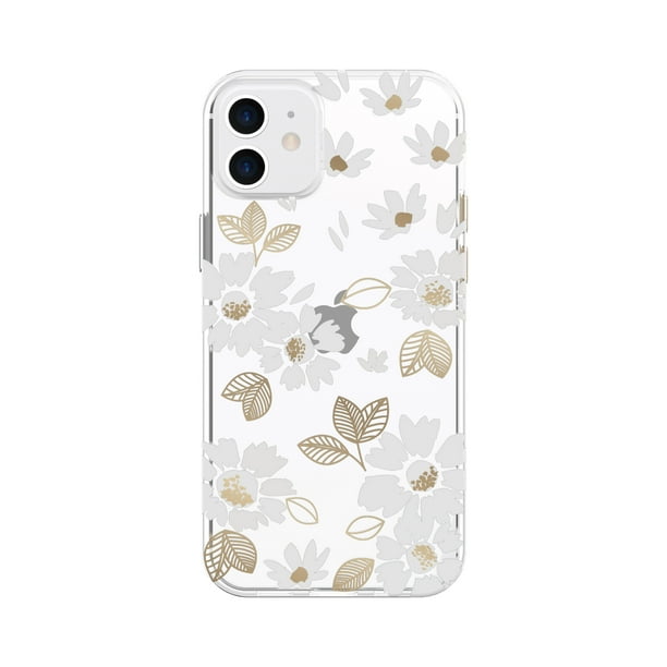 Clear White Floral Phone Case For Iphone 12 Iphone 12 Pro Walmart Com