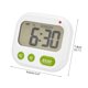 thumbnail image 3 of Alarma Con Vibración O Sonido, Cuenta Atrás, Reloj Deportivo Digital De Escritorio Con Indicador Led, Botón Verde, Led, Plástico, Temporizador Electrónico, 3 of 8