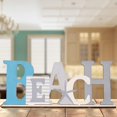 thumbnail image 4 of Beach Wooden Letters - Hawaiian Desk Decor - Summer Decor - Table Decor, 4 of 5