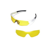 Walleva Yellow Replacement Lenses for Oakley Radar Edge Sunglasses