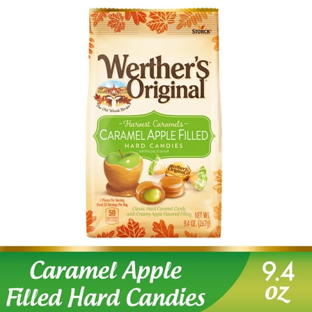 Werther's Original Harvest Caramel Apple Filled Hard Candies 9.4 oz