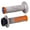 Grey/Orange/Blue, variant on Odi V2 Emig Pro MX Lock-On Grips Grey/Orange/Blue