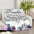 thumbnail image 3 of LHSHID Birthday Gift for My Best Friend Sisters Blanket Flannel Soft and Comfortable Anti static Bed Sofa Blanket 60x80in, 3 of 5