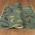 thumbnail image 2 of Ottomanson Ottohome Collection Non-Slip Rubberback Leaves Design Indoor Rug/ Mat, 2 of 7