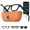 Photochromic lenses + Full-rim black frame + Charging case, variant on AI Smart Glasses with 4K Camera, 8MP HD Camera Glasses-Anti-Shake Video Recording, GPT Vision,AI Voice Control,Dual Clear BT Call&Translate,UV/Blue Light Smart Sunglass Tint Lenses for Travel Meeting