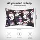 thumbnail image 4 of Funda de almohada rectangular Melody Kuromi, suave y acogedora, con cremallera oculta, para cama, sofá, decoración del hogar, 20 x 30 pulgadas, 4 of 8