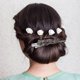 thumbnail image 2 of 1Pc Duckbill Clip Rhinestone Studded Hairpin Hair Clip Bobby Pin Hair Styling Barrette Headwear Hair Accessory (Colorful), 2 of 4