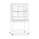 thumbnail image 1 of Estructura de acero con recubrimiento en polvo Flight Cage con soporte - Blanco Prevue F047, 1 of 2