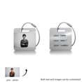 thumbnail image 5 of Stainless Steel Luggage for Travel Customizable Suitcase and Bag Identification with Initials Names or ID Numbers, 5 of 5
