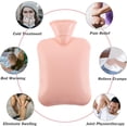 thumbnail image 6 of Under 5 Price Drop Alert 500 Ml Hot Water Jacket Hot And Cold Packs That Can Be Heated And Frozen, Hot Water Bags for Pain, Hot Water Bags for Women Pink, 6 of 6