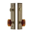 thumbnail image 6 of Grandeur Fifth Avenue Tall Plate Single Cylinder One Piece Knobset with Baguette Knob, 6 of 6