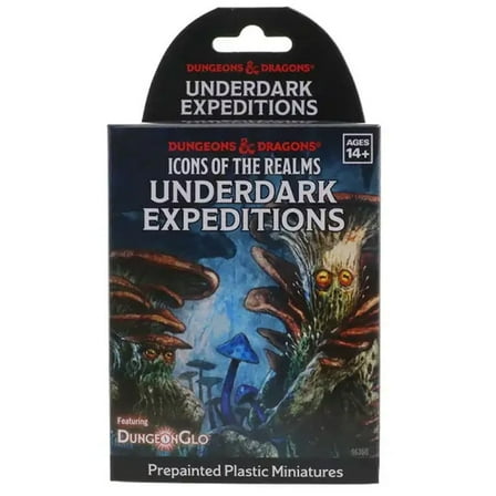 Dungeons & Dragons Underdark Expeditions Painted Plastic Miniatures - BOOSTER BOX [4 random figures]