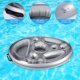 thumbnail image 4 of Portavasos flotante, bandeja inflable para bebidas de piscina con 8 orificios, portavasos de piscina de gran capacidad, enfriador de bebidas para piscina, cerveza, vino, comida, fruta,, 4 of 5