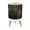 Color 5, variant on Small Trash Can with Lid Ink Rose Abstract Floral Onyx Roses Large Petals Abstract 1.8 Gallon Dog Proof Trash Can Round Garbage Can Waste Bin Wastebasket for Bathroom Bedroom Living Room