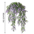 thumbnail image 2 of Artificial Lavender Garland Simulation Vine Home Office lavender garland garland Plastic Flower Rattan purple, 2 of 9