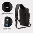 thumbnail image 5 of Clearance! Lotpreco Anti theft Crossbody Sling Bag,Waterproof Chest Daypack with USB Charging, Shoulder Backpack for Men Women, 5 of 9