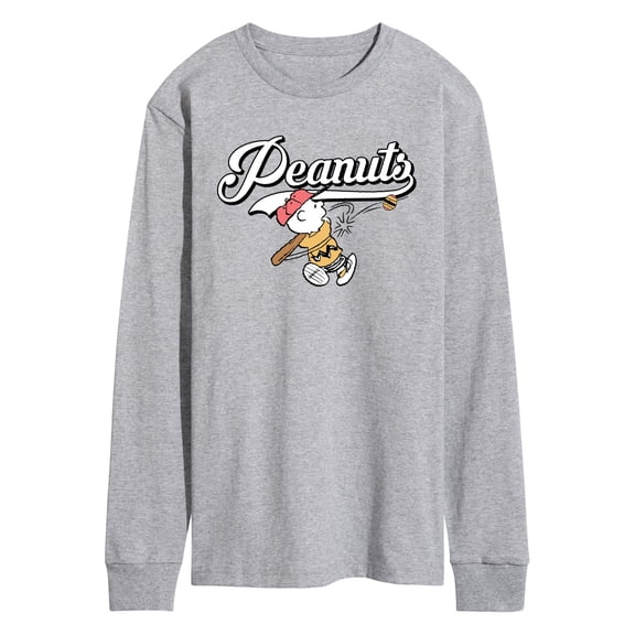 Peanuts - Easter Egg Baseball - Men's Long Sleeve Graphic T-Shirt