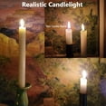 thumbnail image 4 of Skksst Flamless Electric LED Candle Light Realistic Dripless Taper Candle for Christmas Wedding Party, 4 of 7