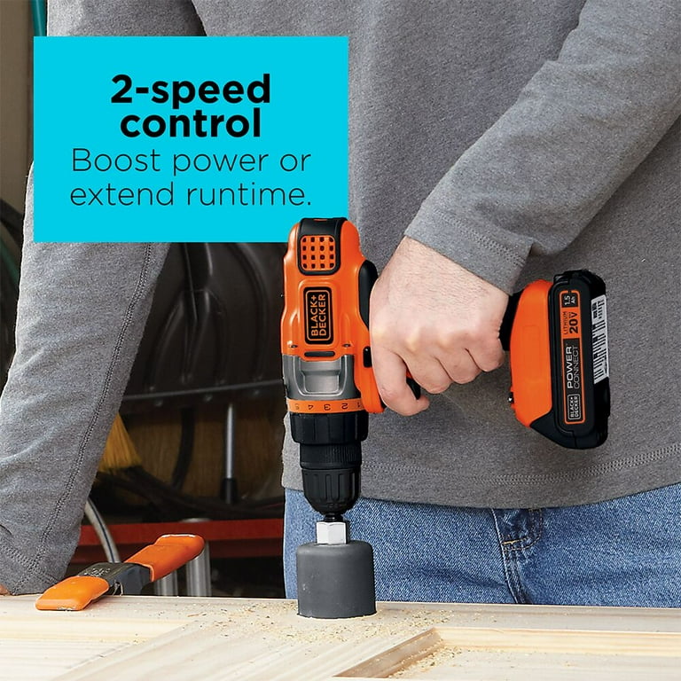 Black and decker 2 speed drill hotsell