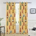 thumbnail image 5 of Blackout Curtains Window Curtain for Bedroom Living Room 1 Panel 82"x52" Colorful Beer Bottle, 5 of 8