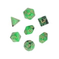 thumbnail image 3 of Dados poliédricos de plástico, juego de 4 dados poliédricos de plástico para aprendizaje, juego de dados poliédricos con estándares líderes en la industria, 3 of 14