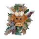 thumbnail image 2 of Cow Wreath Spring Decor Wreath para puerta delantera Rústico Bienvenido Wreath Artificial Flower Wreath Easter Artificial Flower Garland estilo B perfecl Corona colgante de puerta delantera, 2 of 8