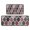 Red, Black, variant on Red and Gray Floral Pattern Kitchen Rugs Sets Of 2,Anti Fatigue Kitchen Mat Rugs Non Slip Washable,Decorative Kitchen Floor Mats for Kitchen,Sink,Laundry,17"X30" 17"X47"