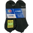 thumbnail image 3 of Mens No Show Socks Value 12 Pack, 3 of 3