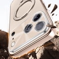 thumbnail image 6 of TECH CIRCLE For iPhone 17 Pro Max PC+TPU Frosted Case with Kickstand, Shock-Absorbent Protective Case, Matte Anti-Glare, Anti-Scratch, Anti-Fingerprint, Dust Proof, Lens Protector,Orange, 6 of 9