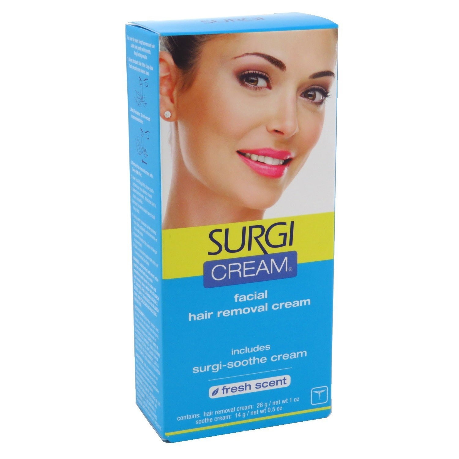 Surgi [Cream] Facial Hair Removal cream 1 Oz