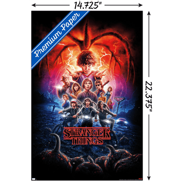 Netflix Stranger Things: Season One Sheet Wall Poster,