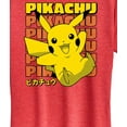 thumbnail image 3 of Pokémon - Pikachu Stack Katakana - Women's Short Sleeve Graphic T-Shirt, 3 of 5