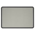thumbnail image 6 of Quartet Contour Fabric Bulletin Board, 3' x 2', Black Frame, Gray Fabric (7693G), 6 of 7