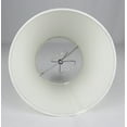 thumbnail image 3 of Meriville Set of 6 Off White Faux Silk Clip On Chandelier Lamp Shades, 4-inch by 6-inch by 5-inch, 3 of 5