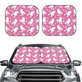 thumbnail image 2 of Sikiie Cute Poodle Dog Print Foldable Car Windshield Sun Visor, Car Window Sunshade Suitable for Sedan, SUV and Truck Car Accessories-Medium, 2 of 6