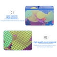 thumbnail image 3 of Bath Toy Organizer with 3 Strong Hooked Suction Cups Mold Resistant Mesh Net Basket, 3 of 5