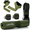ArmyGreen, variant on 7Pcs-Barbell Pad Set for Hip Thrust - Squat Pad, Bench Press Workout Foam Weight Lifting Bar Cushion,Gym Accessories for Women with Bar Bad,with Gym Ankle Straps,Hip Resistance Bands,Lifting Strap