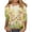 02-Green, variant on 3/4 Length Sleeve Womens Tops Lightweight Spring Fashion T Shirts Casual Crew Neck Plus Size Basic Tops for Easter