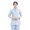 Blue, variant on AWZXDE Women's Solid Nurse Jacket With Pockets Buttons Notched Lapel Simple Casual Long Sleeve Uniform For Medical Work Comfortable And Professional Blue,S