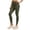Army Green, variant on 7/8 Leggings for Women Quick Dry High Waist Breathable Yoga Pants Cycling Gym Workout,Blue_M