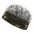 thumbnail image 4 of Hombres de Cabeza de Peluca Corta, Poli Algodón Cómodo CamuflAJE de Peluca Corta CamuflAJE Pieta Amigable Tamigable de Ajuste Perfecto para Uso Diario, 4 of 8