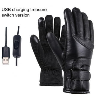 Men Women Thermo Heated Gloves, USB Rechargeable Battery Electric Heated  Gloves, Winter Skiing Fishing Warm Powered Heating Glove, Motorcycle Riding  Hunting Outdoor Windproof Gloves, M-XL-5000mA