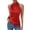 Red, variant on Staron Women's Casual Sequin Tops Sleeveless Choker Collar Elegant Party Night Out Club Blouse, Red XL