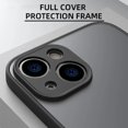 thumbnail image 3 of Étui Mate Antichoc pour iPhone 14 13 12 Pro Max Plus Mini Luxe Silicone Pare-Chocs Transparent Rigide, 3 of 5