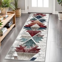 Hallway Runner Rug 2'x6' Washable Area Rugs Non Slip Laundry Rug Runner Floor Carpet Runners for Hallways Entryway Laundry Room Kitchen