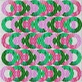 thumbnail image 1 of Ahgly Company Indoor Square Patterned Green Abstract Area Rugs, 5' Square, 1 of 6