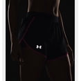 thumbnail image 4 of Shorts para correr Fly By 2.0 para mujer de Under Armour, negro y rosa, talla 3XL, 4 of 8